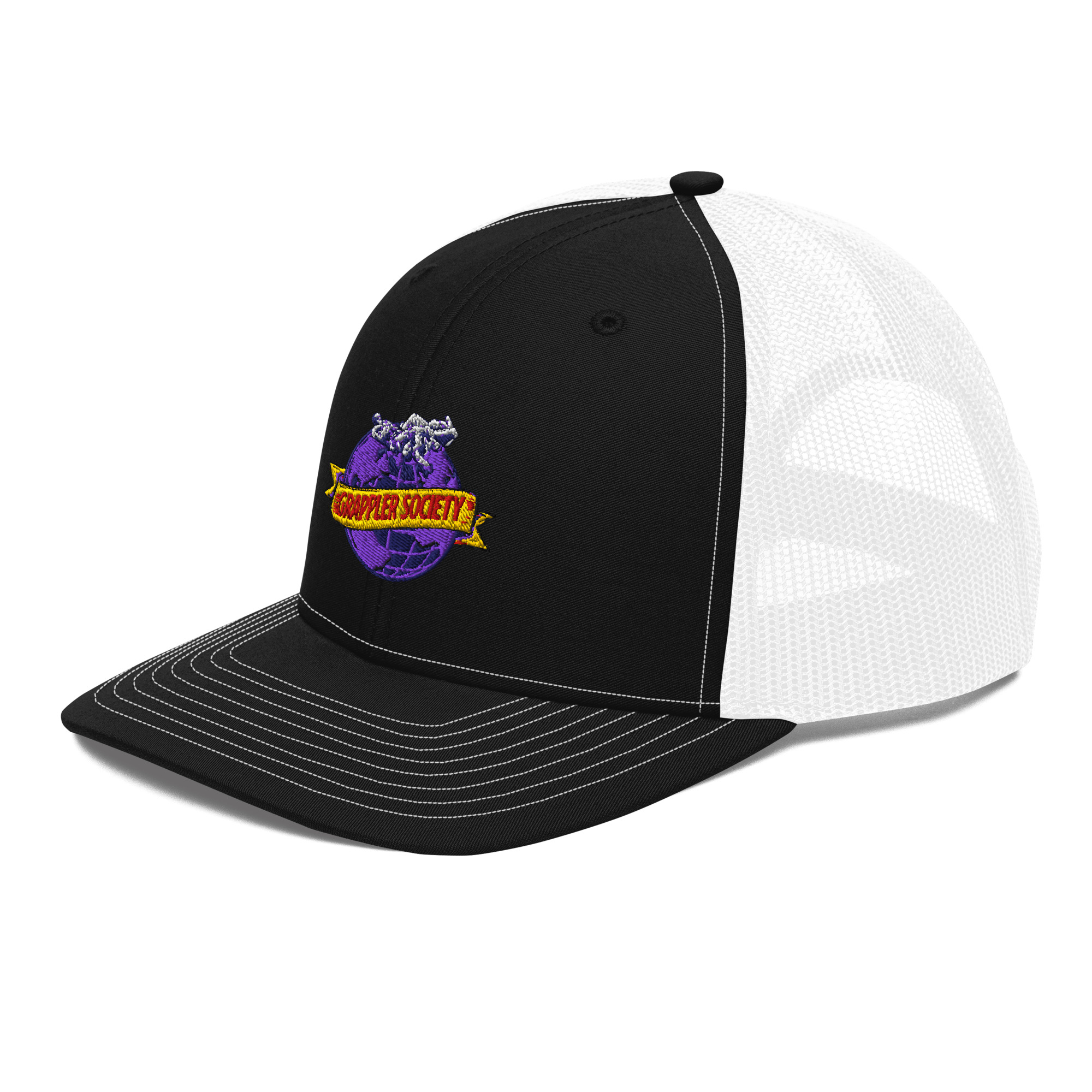 Grappler Society Retro Logo Trucker Cap - Image 5