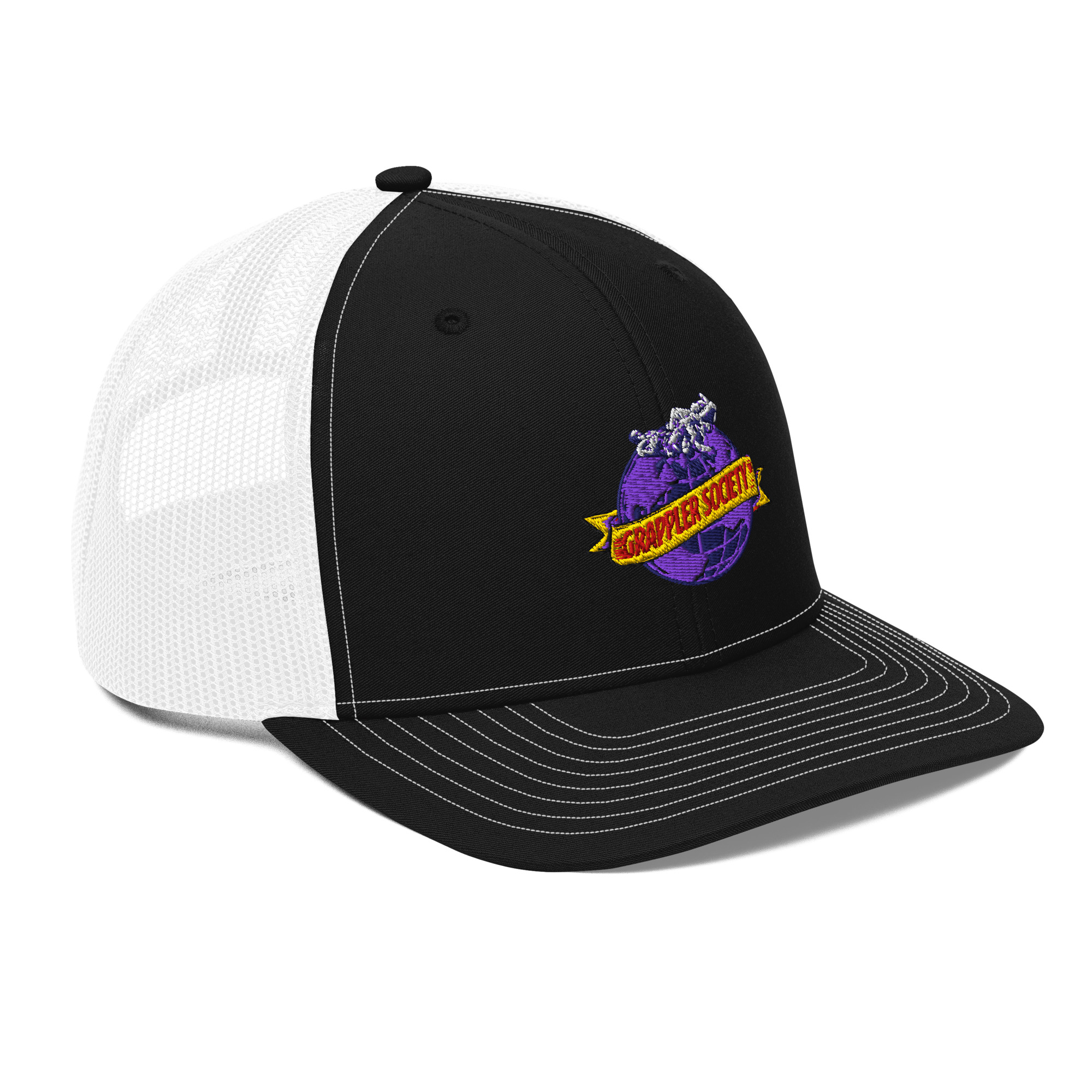 Grappler Society Retro Logo Trucker Cap